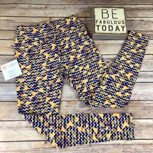 LuLaRoe Geometric Chevron Print Leggings